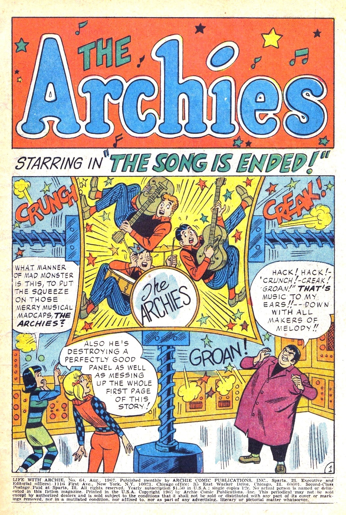 Read online Life With Archie (1958) comic -  Issue #64 - 3