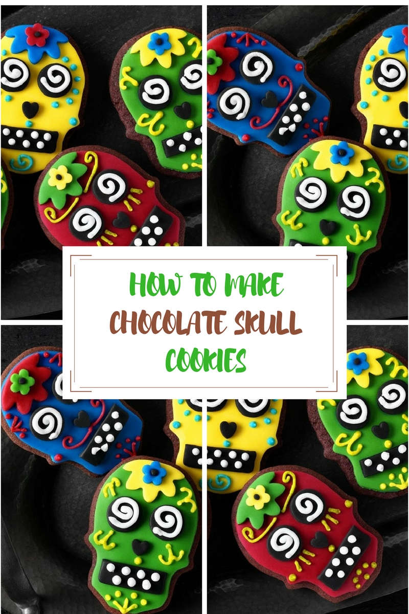 Chocolate Skull Cookies Recipe