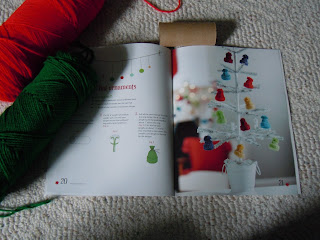 How to make a yarn hat ornament