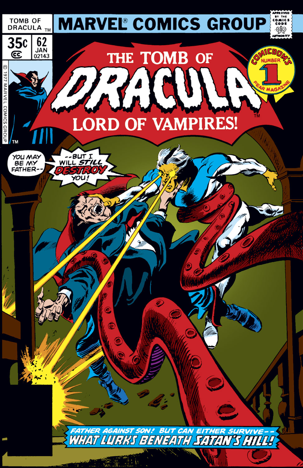 Read online Tomb of Dracula (1972) comic -  Issue #62 - 1