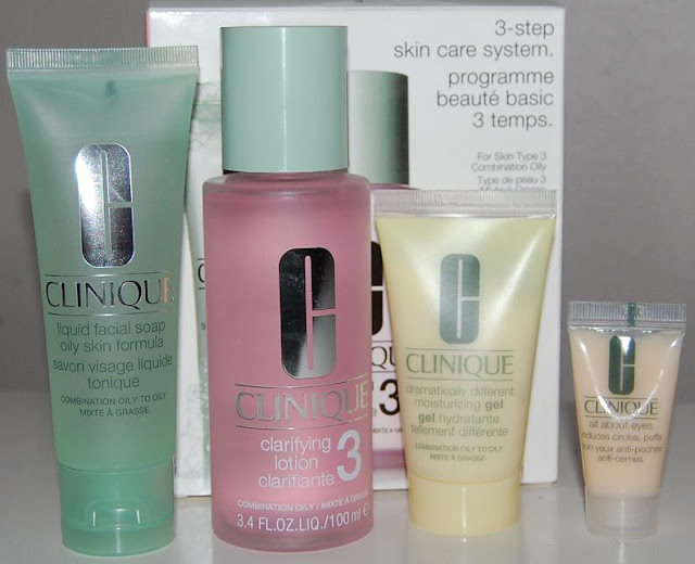 clinique three step system