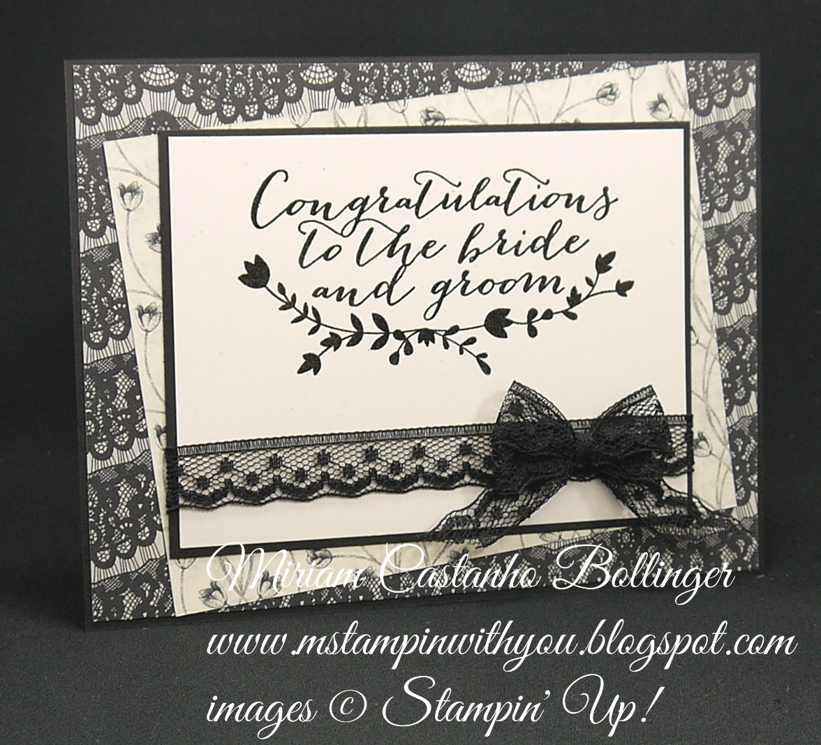 M Stampin' with you Bride & Groom