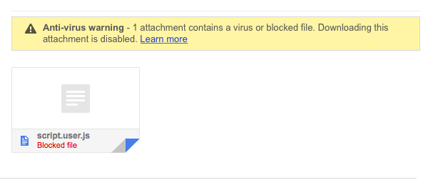 Gmail Blocks JavaScript Attachments gmail-js-attachment.