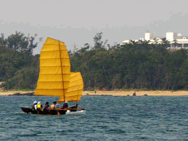 two sail sabani, outrigger