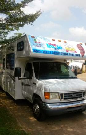 dino melaye's campaign caravan/truck