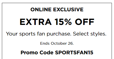 Nfl fan shop coupons