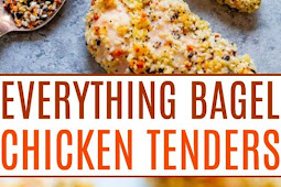 Everything Bagel Baked Chicken Tenders