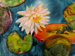 water lily paintings painting claude artist monets block paint seek hide lilies demo jeannine ryan education technology demonstration check typepad