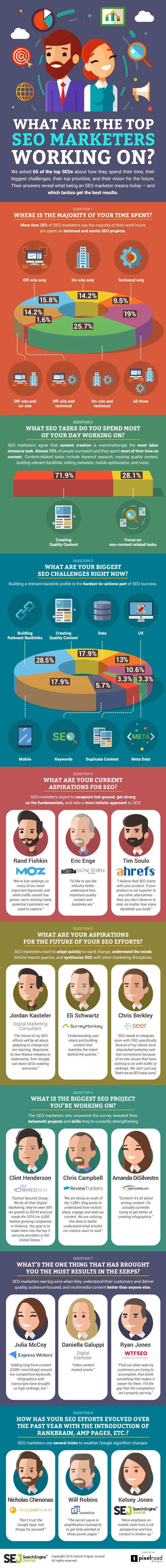 What Gets The Most Results for Top SEOs? - #Infographic