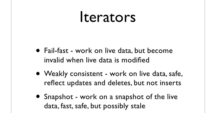 What is fail safe and fail fast iterator in java java67