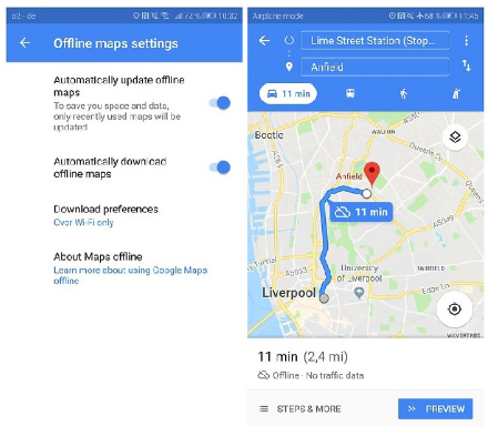 Cara Menggunakan Google Maps Secara Offline