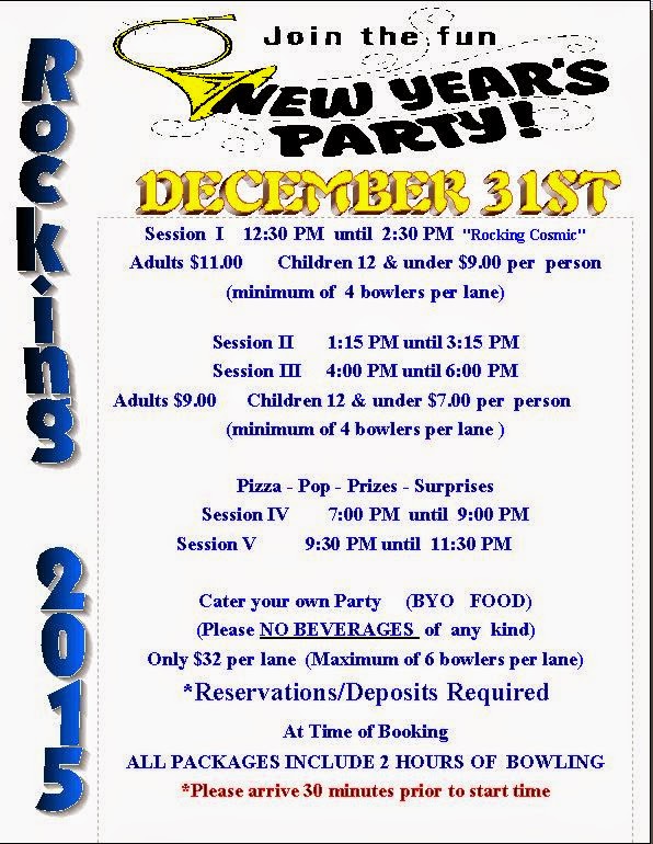 Bowl A Roll Lanes New Years Eve Bowling Parties