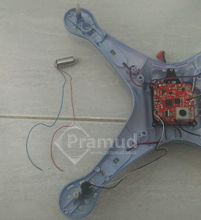 tutorial mengganti motor dinamo drone syma x5hw indonesia - pramud blog