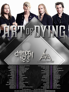 Art Of Dying’s new EP, Nevermore, out tomorrow! Watch out for them on tour, too!