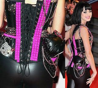 Katy Perry wearing Hello Kitty corset
