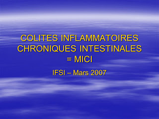 COLITES INFLAMMATOIRES CHRONIQUES INTESTINALES = MICI
