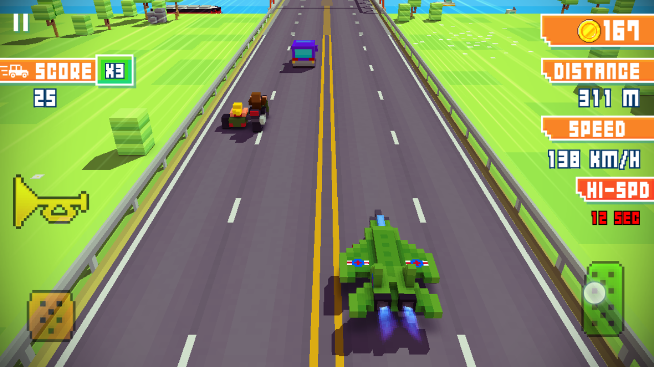 blocky highway traffic racing blocky highway traffic racing