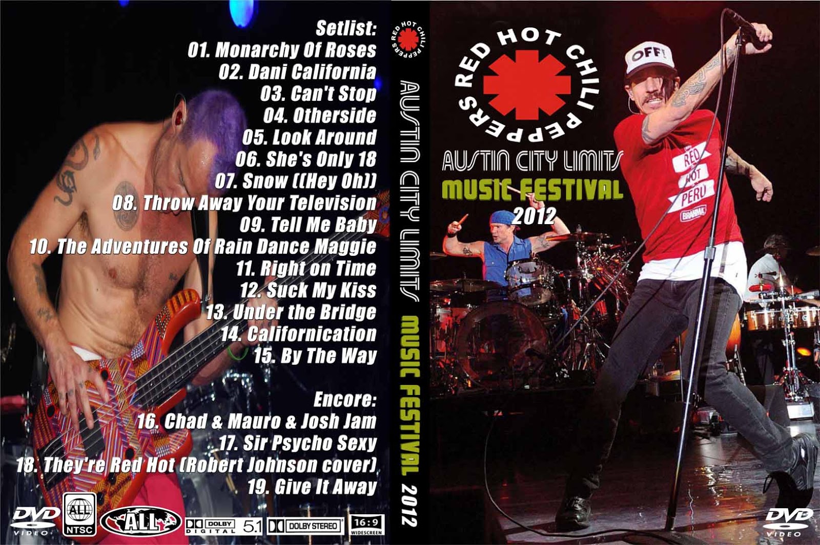 DVD Concert TH Power By Deer 5001 Red Hot Chili Peppers 20121014