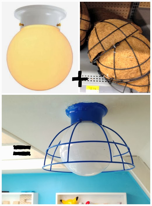Image showcasing Repurpose: Ugly + Ugly = Great lighting! | the ReFab Diaries