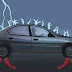 O que fazer em caso de acidente: veículo e cabo energizado.