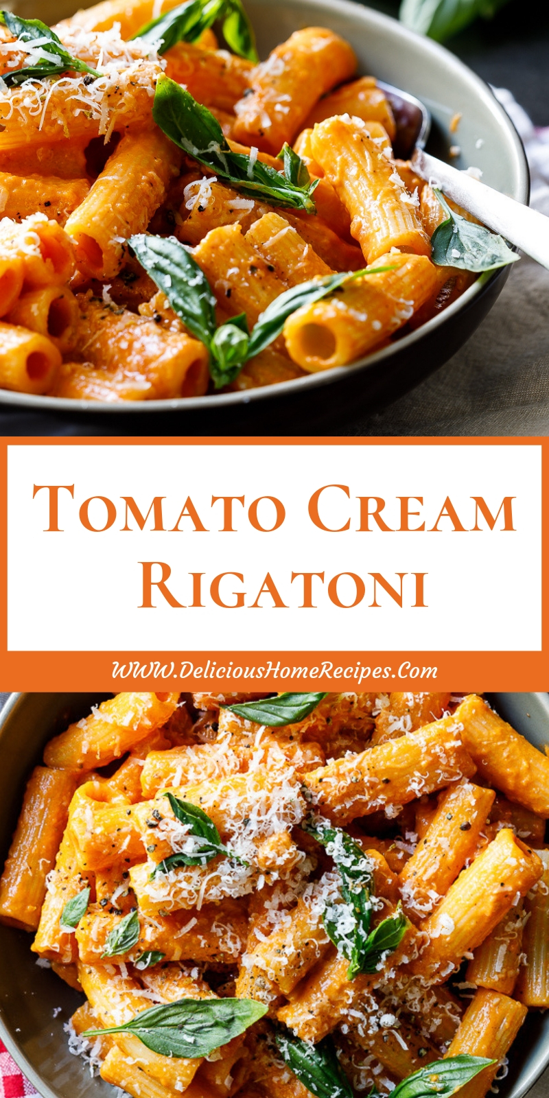 Tomato Cream Rigatoni Tomato Cream Rigatoni