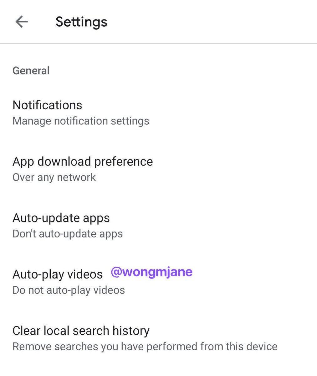 Google Play Store will provide a toggle setting for video auto-playing