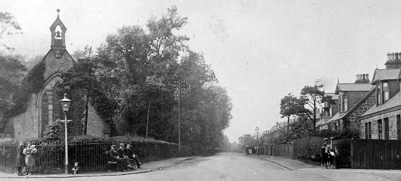Tour Scotland Old Photograph Parish Church Burnbank Scotland