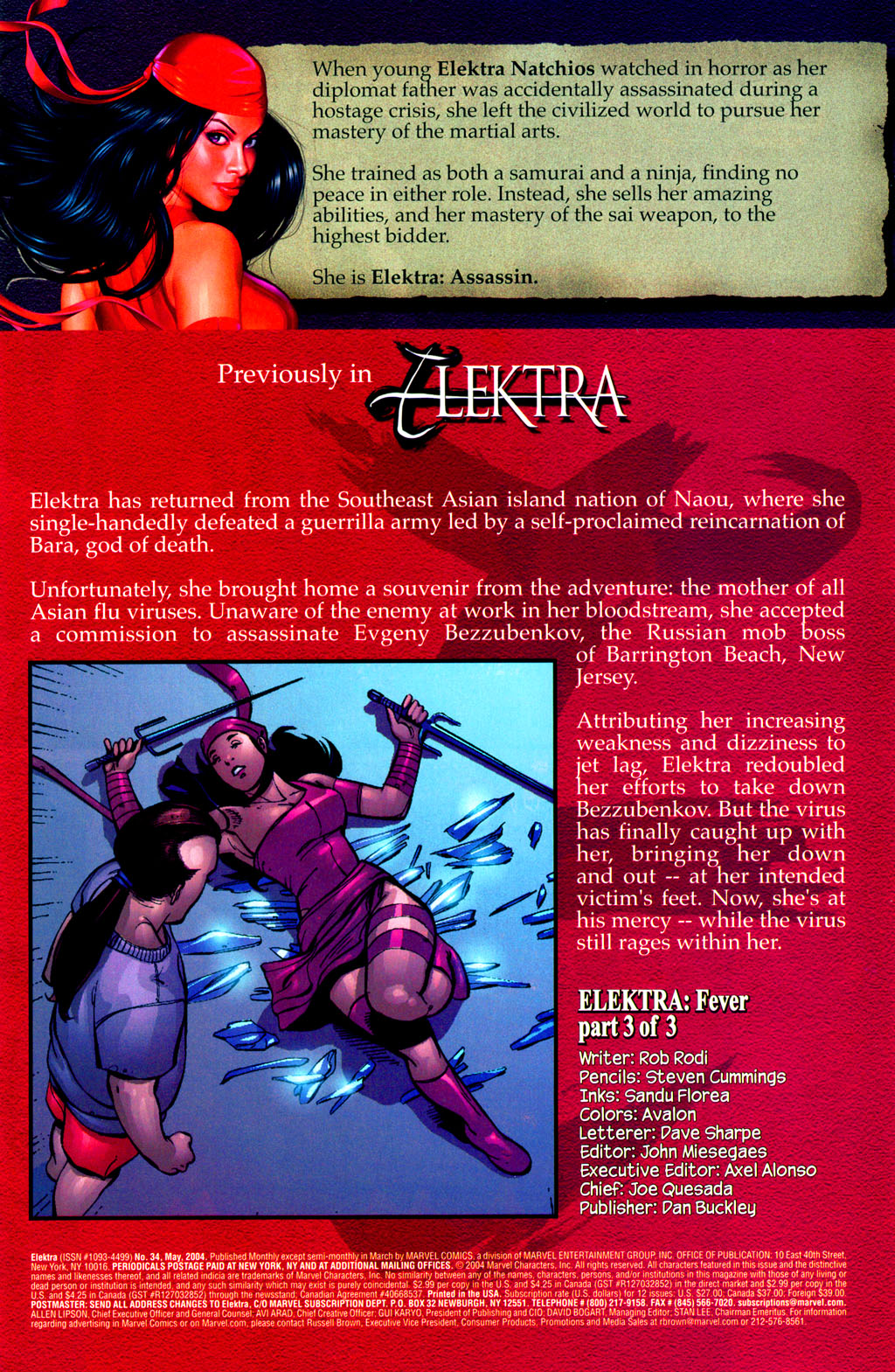 Elektra (2001) Issue #34 #34 - English 2