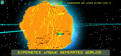 Experience infinite procedural generated planets.