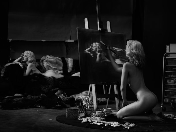 Peter Coulson fotografia fashion mulheres modelos sensuais provocantes nudez fetiche preto e branco