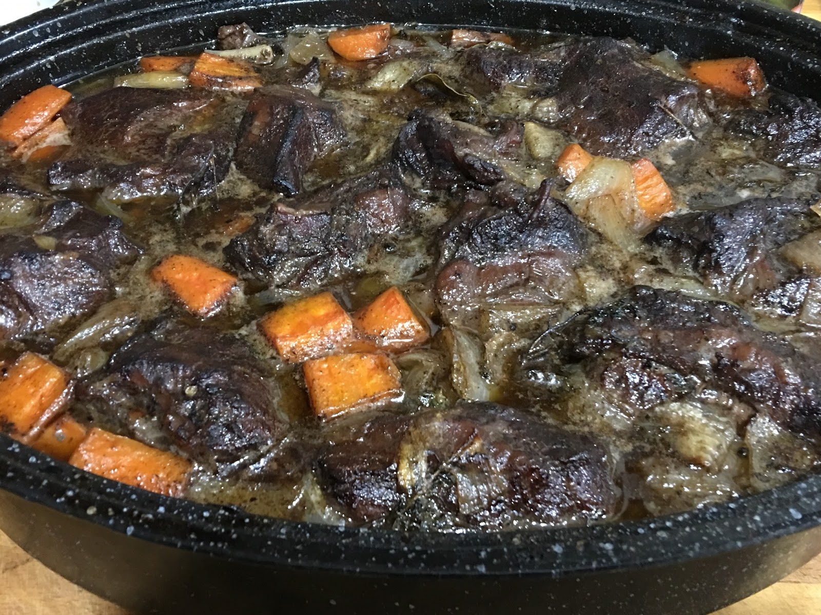 Beef Cheeks with Thyme, Chilli and Ginger Beer with Saffron Risotto A