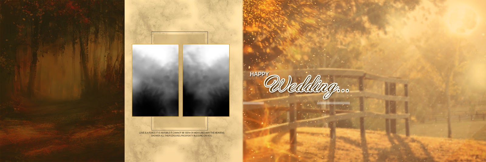 PSD WEDDING PHOTO ALBUM DESIGN TEMPLATES: Photoshop background (PSD FILE)  download SIZE 12X36 INCHES PART :- 10