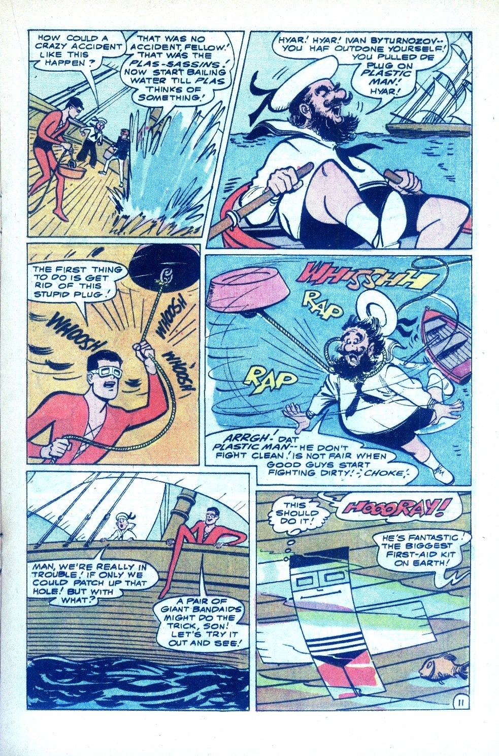 Read online Plastic Man (1966) comic -  Issue #5 - 17