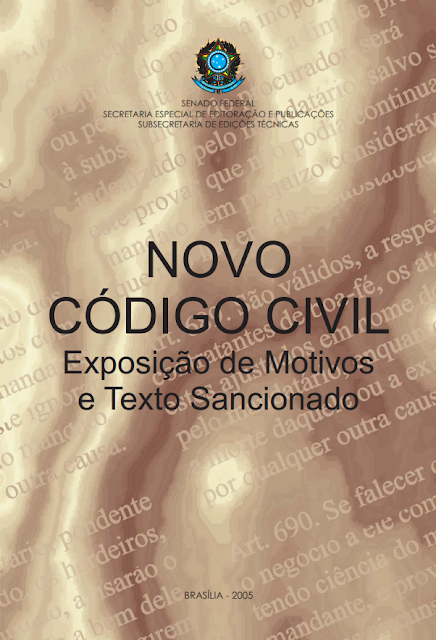 Novo código civil - Secretaria Nacional Antidrogas