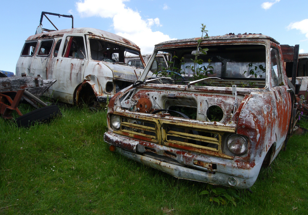 Bedford CF2 Van Junkyard Sunday's