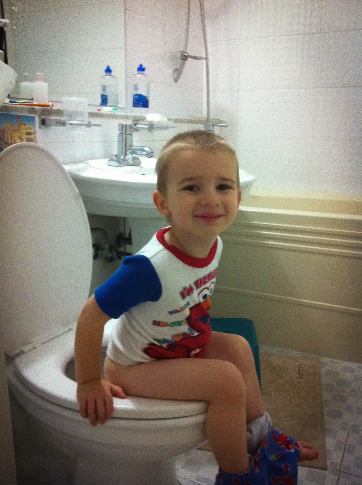 From Stanwood to Seoul: Cade's Potty Training continued