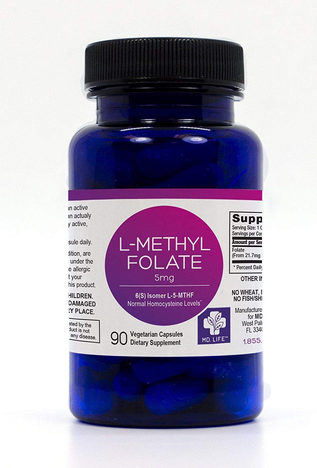 L methylfolate Supplements Save MD LIFE L Methylfolate 5 Mg 90 L methylfolate Supplements Save MD LIFE L Methylfolate 5 Mg 90
