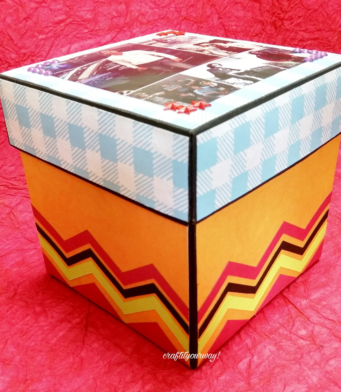 CRAFT IT YOUR WAY! HOW TO MAKE A PHOTO CUBE MAGIC PHOTO CUBE TUTORIAL