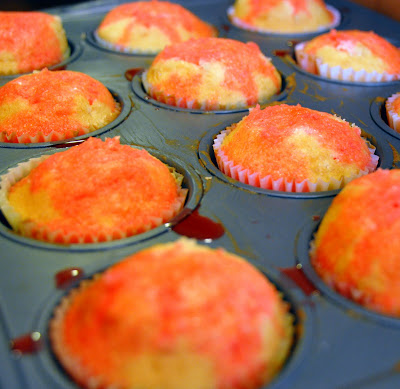 Strawberry Poke Cake Cupcakes