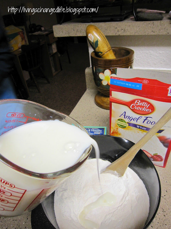 Living a Changed Life Recipe Review Angel Food Bars