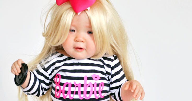 Adorable Baby Barbie DIY Halloween Costume Inspiration