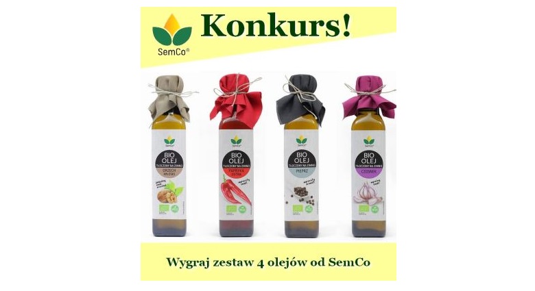 Wygraj zestaw 4 olejów od SemCo Konkurs