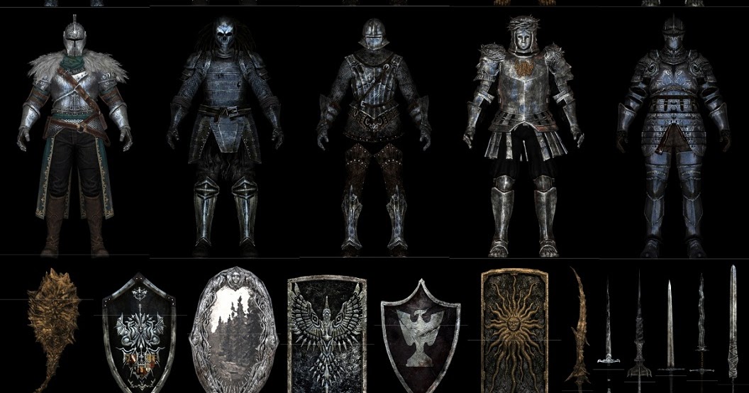 Dark Souls 2 Armor pack Retouched V1.0 [HDT Cloth] Eskyrim