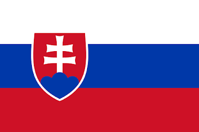 Bendera Negara Slowakia Anggota Uni Eropa (EU)