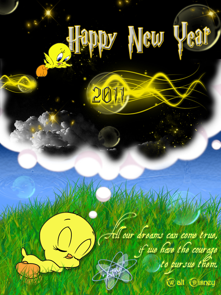 Tweety - Happy New Year | Phi's Design Graphics