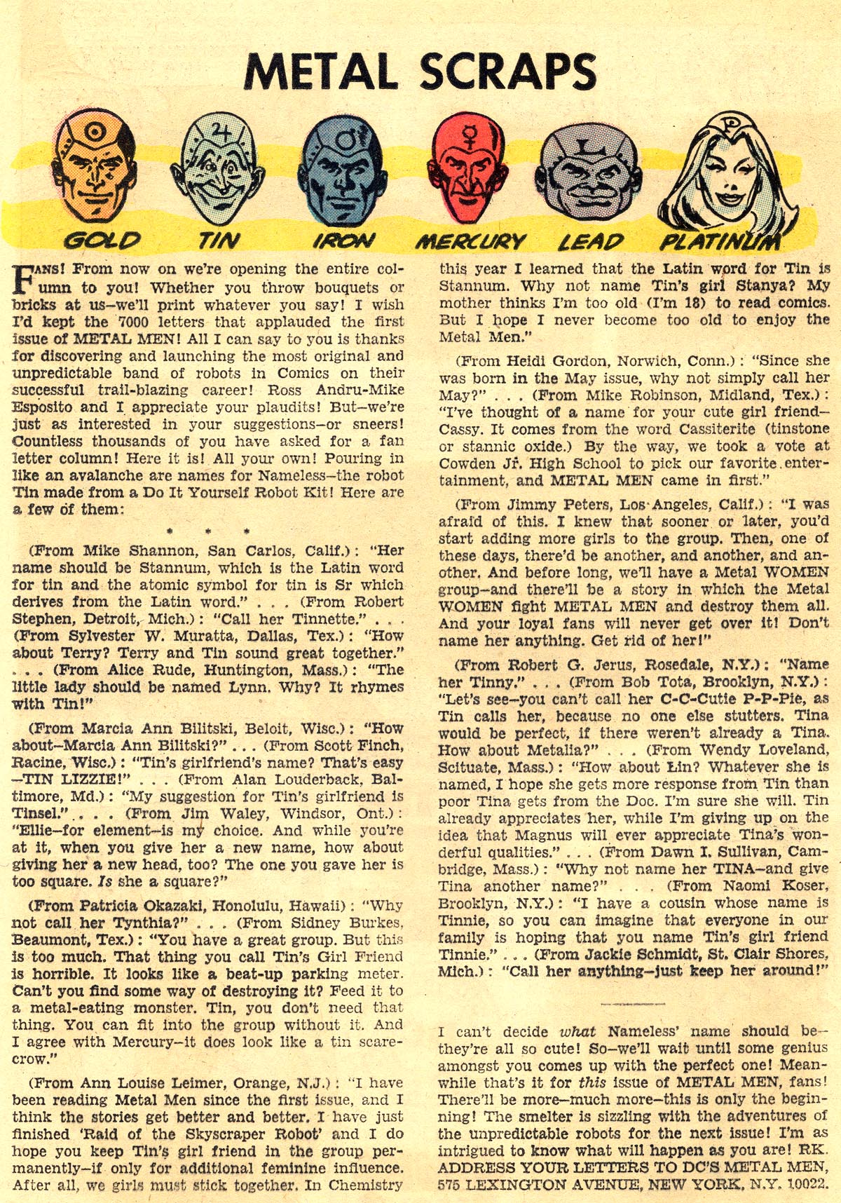 Read online Metal Men (1963) comic -  Issue #16 - 24