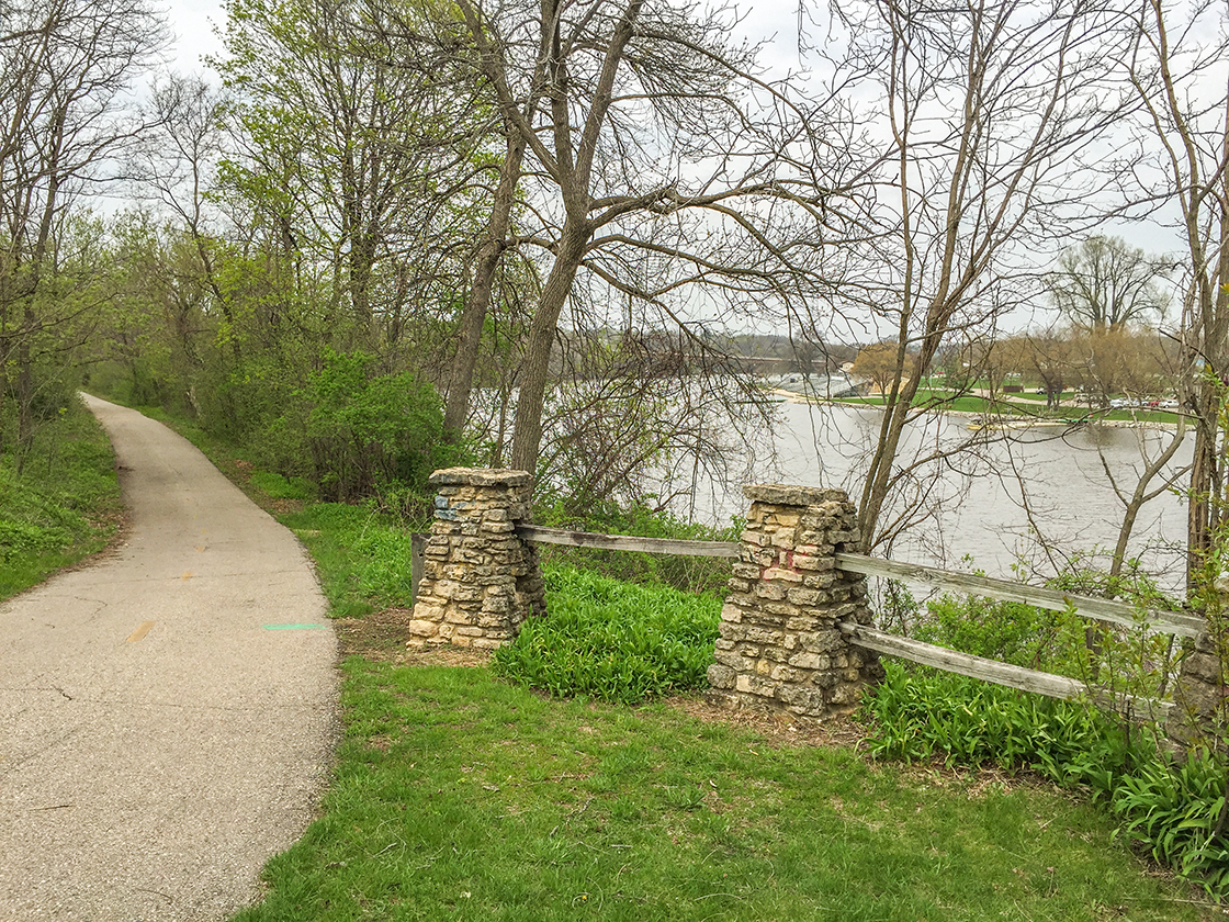 Biking Along the Ice Age Trail Janesville Segment