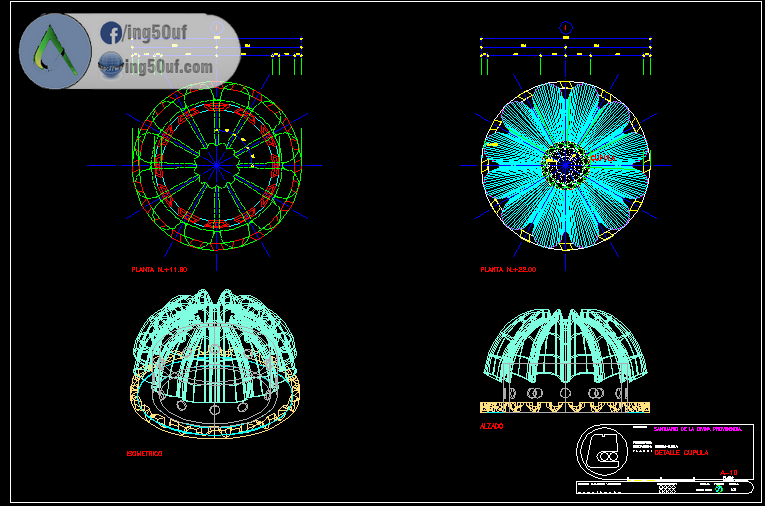 مخطط تفصيل قبة صغيرة ديكور اوتوكاد dwg مخطط تفصيل قبة صغيرة ديكور اوتوكاد dwg