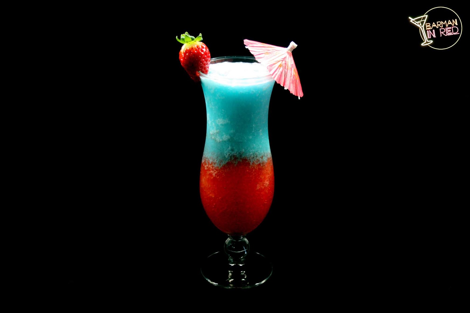 Cocktails Ron: 'Cocktail Miami Blue'