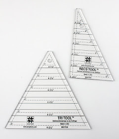 Tri Recs rulers so handy for triangle quilts